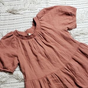 Pink Oversized Baby Doll Dress